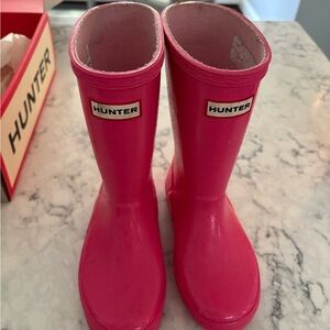 Hunter Arcade Pink Rain Boots for Toddler Girls